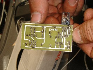 Circuit board copper side